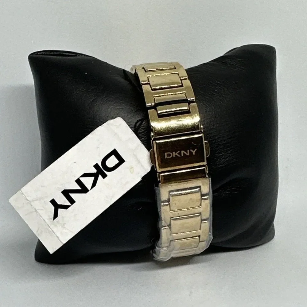 DKNY NY8876 Women's Gold Stainless Steel Analog Dial Quartz Wristwatch HME565